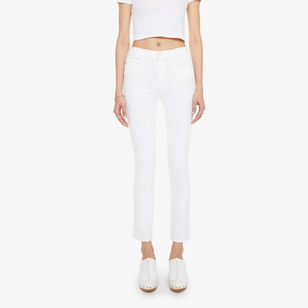 NWOT MOTHER Denim The Mid Rize Dazzler Ankle Size 31